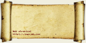 Jasmina Vitas vizit kartica